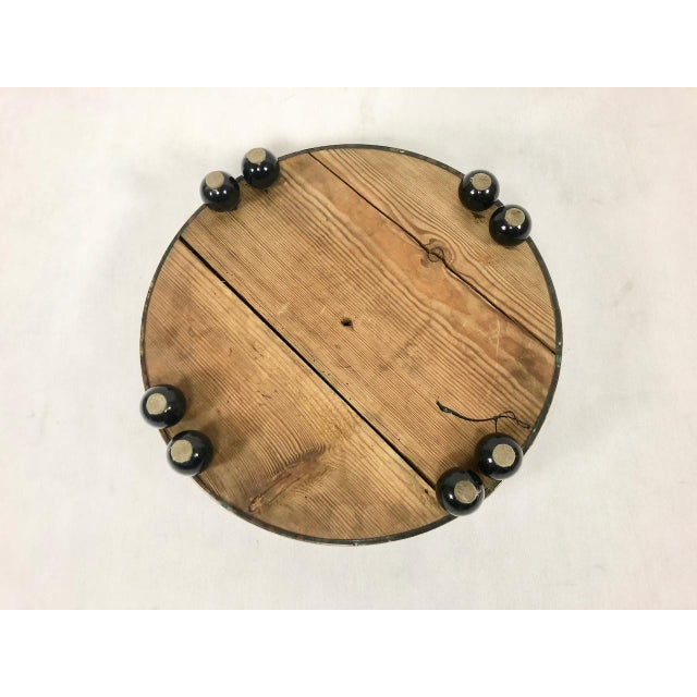 Art Nouveau Brass Floor Plant Stand, 1910s For Sale - Image 5 of 12