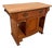Antique Mission Oak Kitchen Island Cabinet Prep Station Chop Top Open Side Shelf For Sale
