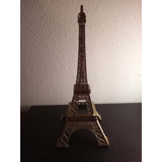 Bronze Metal Filigree Eiffel Tower 3D Model For Sale In Dallas - Image 6 of 7