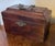 Antique 18th Century English George II Highly Figured Mahogany Tea Caddy Box With Gilt Bronze Handle & Escutcheon For Sale - Image 4 of 12