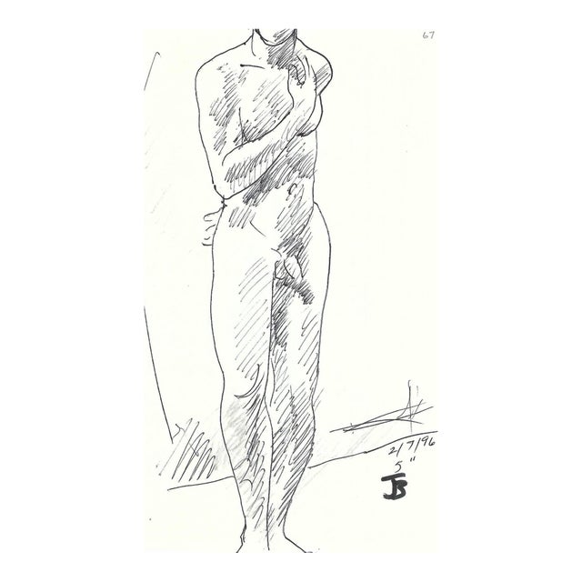 1996 Male Nude by James Bone For Sale