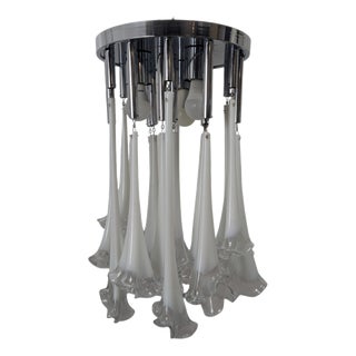 Vintage Murano Glass Pendant Light, 1970s For Sale