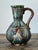 Vintage Hand Painted Glazed Ceramic Pitcher For Sale - Image 10 of 11
