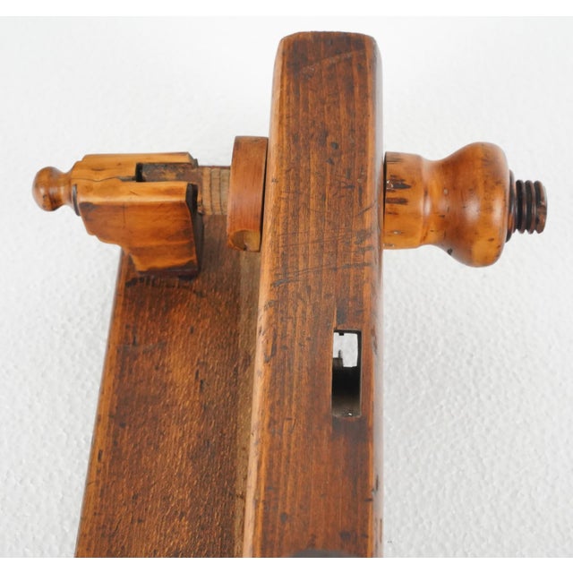 Antique Wooden Plow Molding Plane For Sale - Image 4 of 9