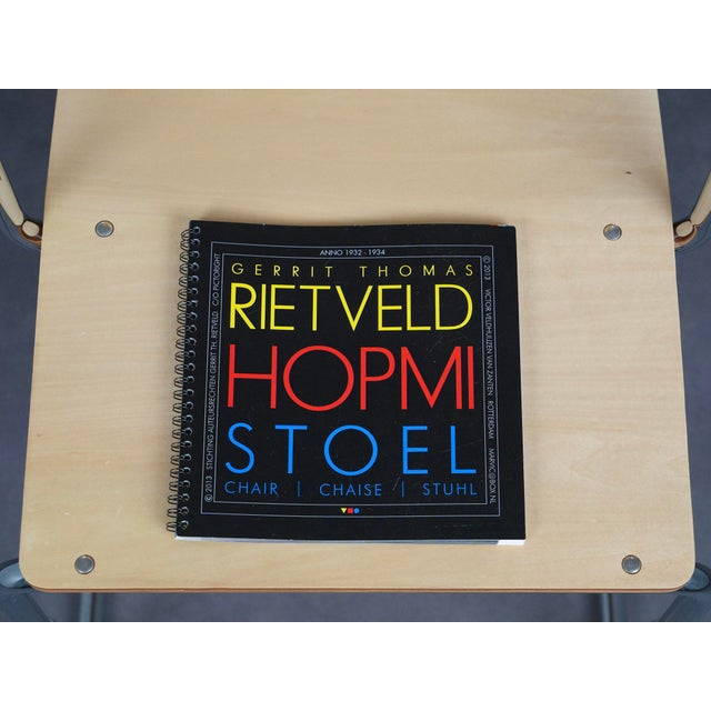 Limited Edition 129/150 Hopmi Chair by Gerrit Rietveld, Netherlands, 2013 For Sale - Image 12 of 14