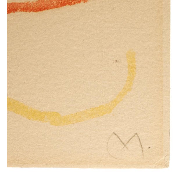 Original Signed & Numbered Surrealist Color Lithograph Obra Inèdita Recent VIII by Joan Miró, 1964 For Sale - Image 13 of 15