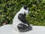Vintage Large Crackle Glazed Seated Panda Ceramic Sculpture For Sale - Image 9 of 12