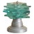 1930s Petite French Art Deco Glass Table Lamp by Maison Desny For Sale