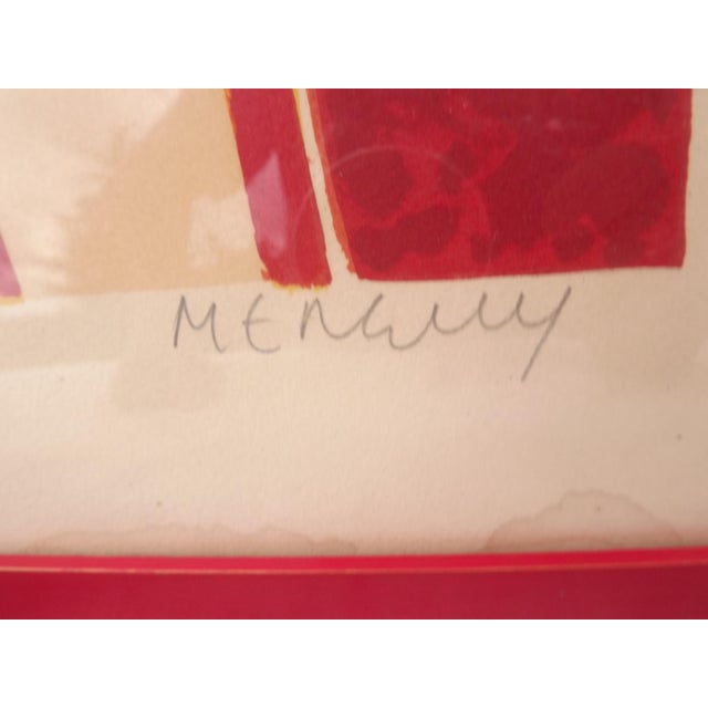 Menguy Frédéric, Lithograph Composition, 1970, Lithograph For Sale - Image 7 of 11