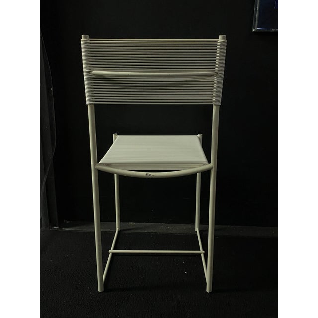 1980s Giandomenico Belotti White Spaghetti Chair for Alias Italy, 1980s For Sale - Image 5 of 12