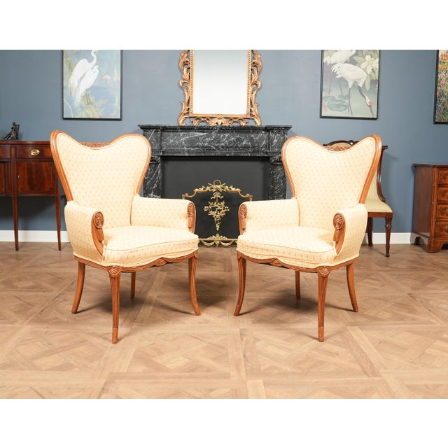 1980s Pair of Vintage Fireside Chairs For Sale - Image 5 of 18
