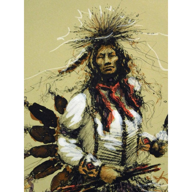 Paper Larry Fodor "Changing Eagle"1984 Original Color Hand Signed Make an Offer For Sale - Image 7 of 7