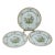 Vintage Chinoiserie Plates, Set of Three For Sale