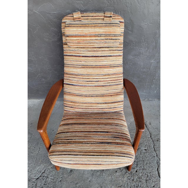 1960s Folke Ohlsson for Dux Reclining Lounge Chair For Sale - Image 5 of 9