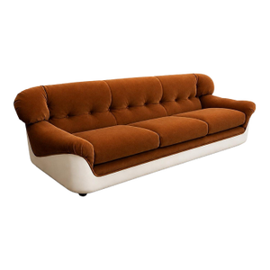 Brazilian Modern “Vip” Sofa in Fiberglass & Mohair by Jorge Zalszupin, 1973