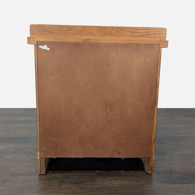 2000 - 2009 Craftsman Style One Drawer Wood Nightstand With Open Shelf For Sale - Image 5 of 9