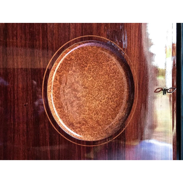 Mid-Century Italian Teak Secretaire, 1950s For Sale - Image 13 of 14