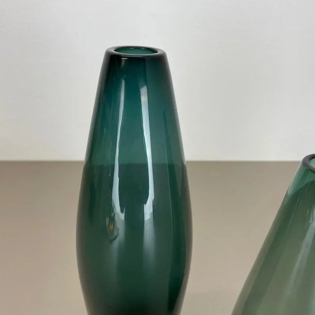 Wilhelm Wagenfeld Turmalin Vases attributed to Wilhelm Wagenfeld for WMF, Germany, 1960s, Set of 3 For Sale - Image 4 of 15