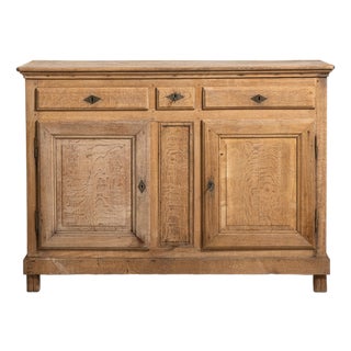 19th Century Provincial Oak Buffet For Sale