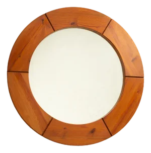 Swedish Mirror in Pine Frame from Glas Mäster, 1960s