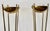 1980s Postmodern Italian Brass Torchieres From Relux Milano - a Pair For Sale - Image 4 of 7