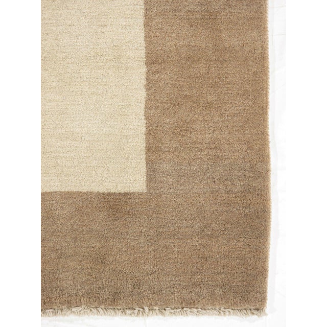 Contemporary Vintage Hand-Knotted Persian Gabbeh Rug 6'9" X 9'9" For Sale - Image 3 of 5