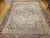 Textile 19th Century Agra Rug, Hand-Knotted Wool, Geometric Design, Pale Purple & Gray, 12' X 14’ For Sale - Image 7 of 18