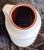 Vintage White Ceramic Vase with Relief Decoration from Carstens Tönnieshof, 1970s For Sale - Image 3 of 5