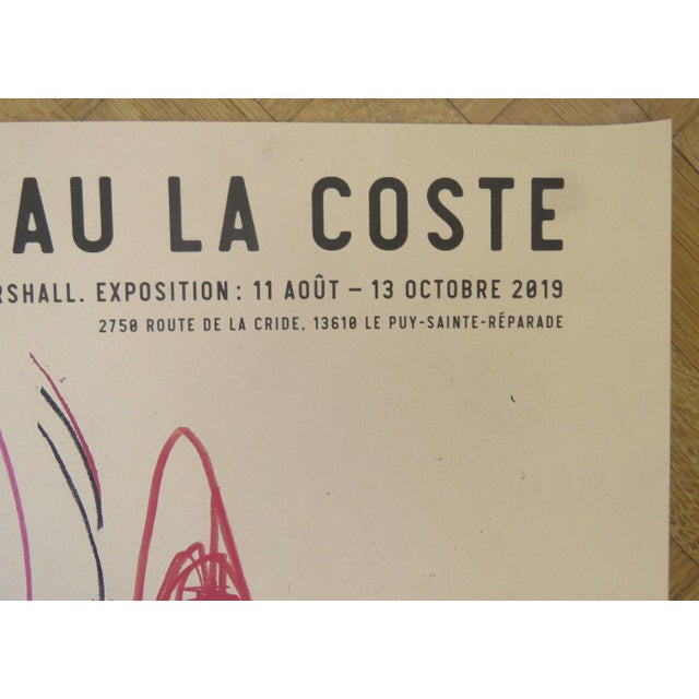 Paper Original Exhibition Poster: Chateau Lacoste after Jean-Michel Basquiat, 2019 For Sale - Image 7 of 9