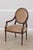 C.R. Laine Furniture Pair of Cr Laine French Louis XVI Open Arm Chairs For Sale - Image 4 of 16