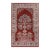 Shabby Chic 1990's Pak-Persian Rust/Beige Wool Rug - 3'1'' X 5'2'' For Sale
