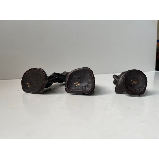 Aboriginal Indigenous Figurines from Darbyshire Pottery, 1950s, Set of 3 For Sale - Image 6 of 14