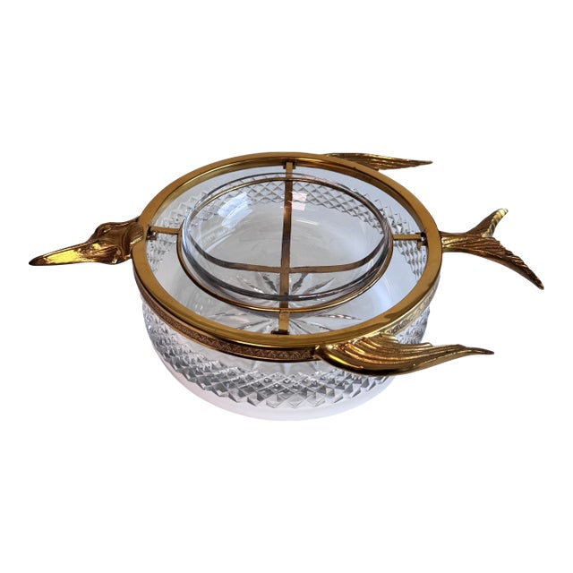 1970's French Caviar Serving Bowl For Sale