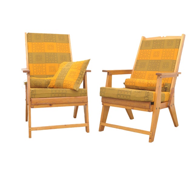 Set of Scandinavian Style Pine Armchairs, 1970s For Sale - Image 17 of 17