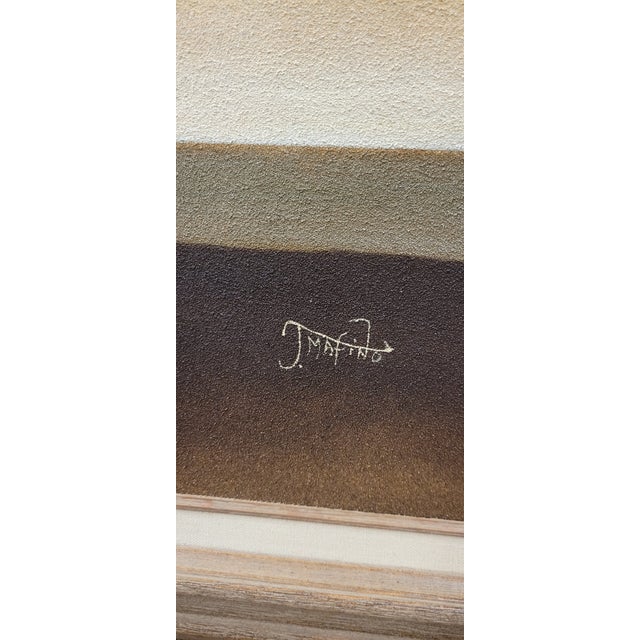 1970s Fine Southwest Native American Large Sand Painting For Sale - Image 12 of 14