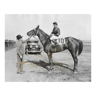 1931 Protractor at Jamaica Race Track Equestrian Photograph For Sale