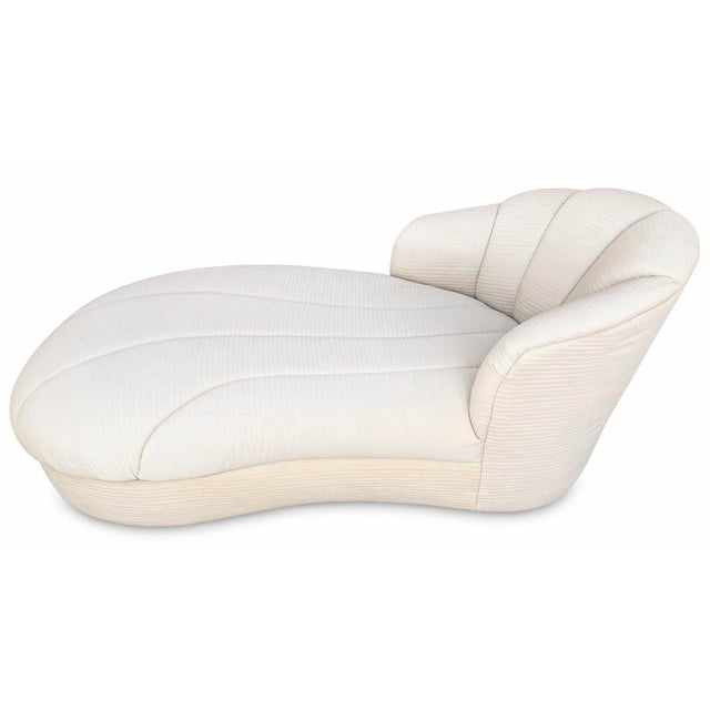 Weiman Weiman Attr. Vintage Fan Shaped Chaise Lounge For Sale - Image 4 of 5