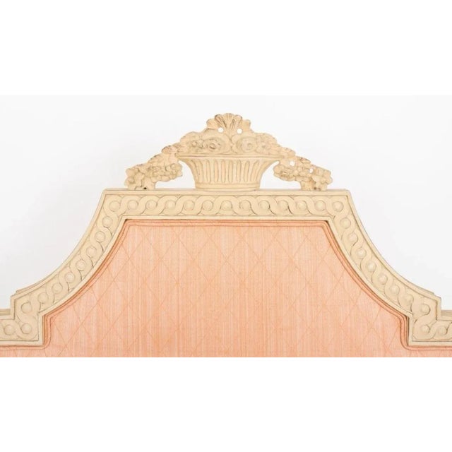 Mid 20th Century Vintage Louis XVI Style Twin Painted Bed For Sale - Image 5 of 7