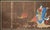 Rare large antique painted 8-panel byobu (folding screen) depicts a celestial maiden such as a Tennyo (heavenly maiden),...