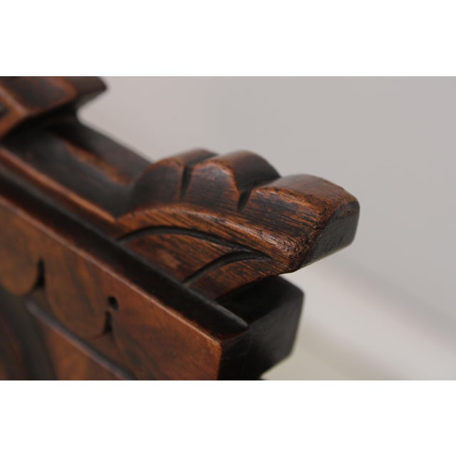 Pair of Antique Victorian Carved Side Chairs For Sale - Image 15 of 17