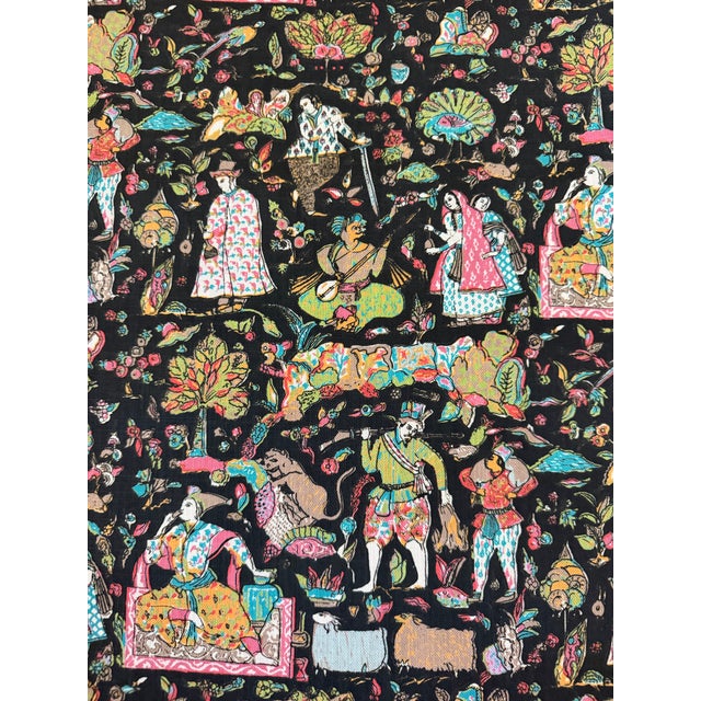 Manuel Canovas Manuel Canovas Fabric 2 1/2 Yards 'Kalinda Cotton For Sale - Image 4 of 6