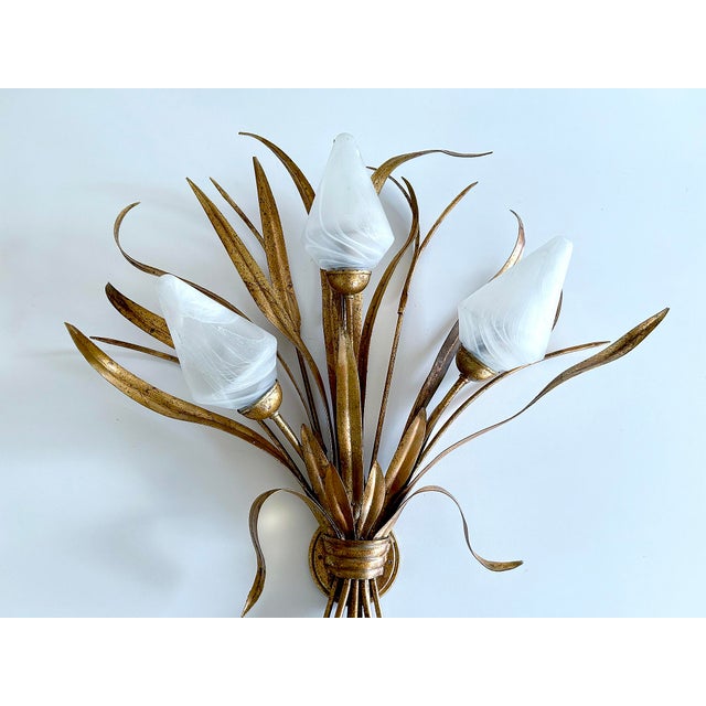 Vintage Wall Light in Glass from Kögl For Sale - Image 9 of 18