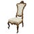 Antique Rococo Revival French Giltwood Armchair with Floral Upholstery For Sale - Image 10 of 11