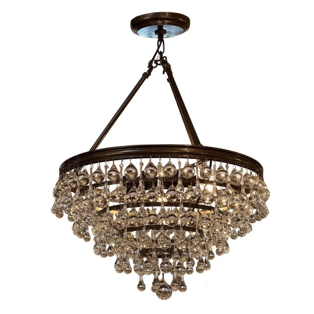 Crystorama Calypso Teardrop Chandelier For Sale - Image 12 of 12