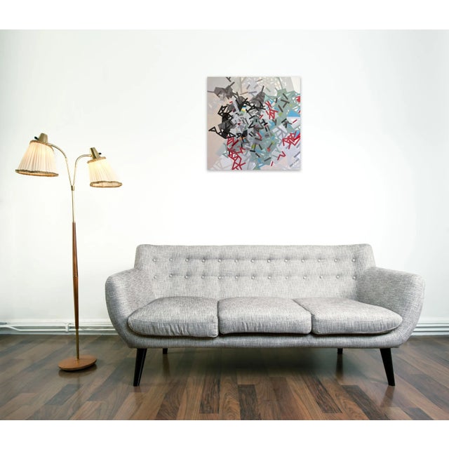 Acrylic on canvas Edition: Unique, Unframed. Philippe Halaburda is a French artist who has coined the term Geographic...