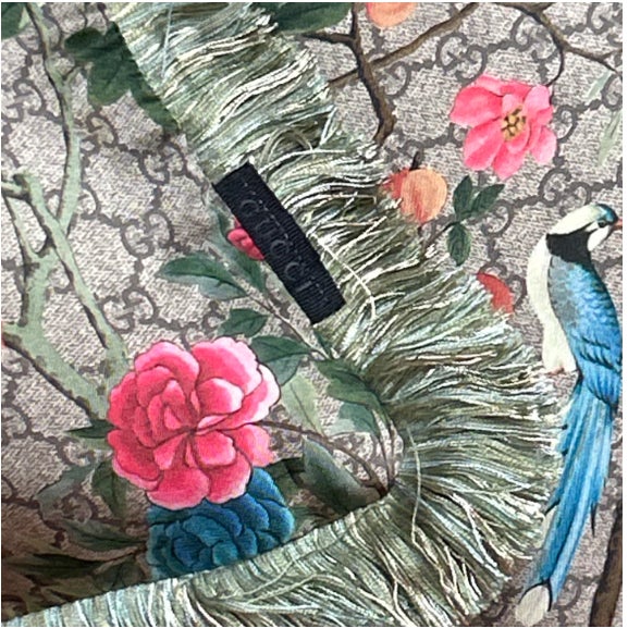 Vintage finds exclusively ours. Our vintage Gucci silk scarf pillows are sustainably sourced, locally made with a history...