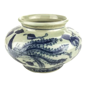 Asian Design Cache Planter Pot Porcelain Ceramic