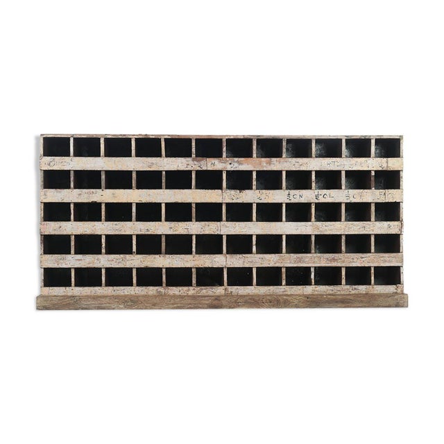 Brown Wooden Workshop Cabinet, 1940s For Sale - Image 8 of 8