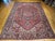 Persian Vintage Persian Heriz Serapi Rug, Wool Pile, Geometric Design, 1920s For Sale - Image 3 of 11