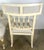 Pair of Italian Neoclassical Style Painted & Parcel Gilt Armchairs C. 1900's For Sale - Image 10 of 15